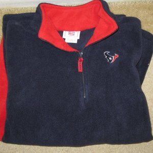 Houston Texans Authentic NFL Fleece Jacket Size M